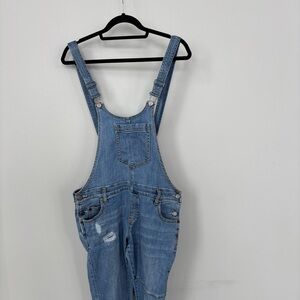 Pilcro and the Letter Press Faye Denim Overalls Size 28P